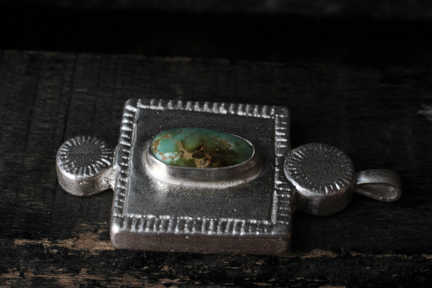 Green Royston Turquoise Pendant