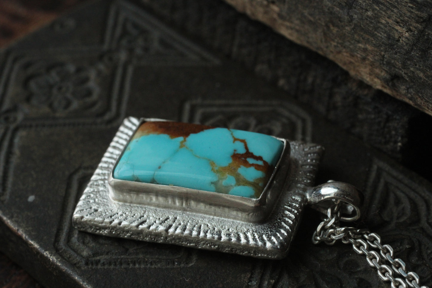 Royston Turquoise Pendant