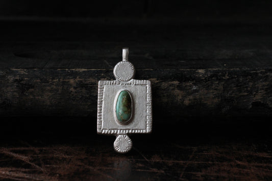 Green Royston Turquoise Pendant