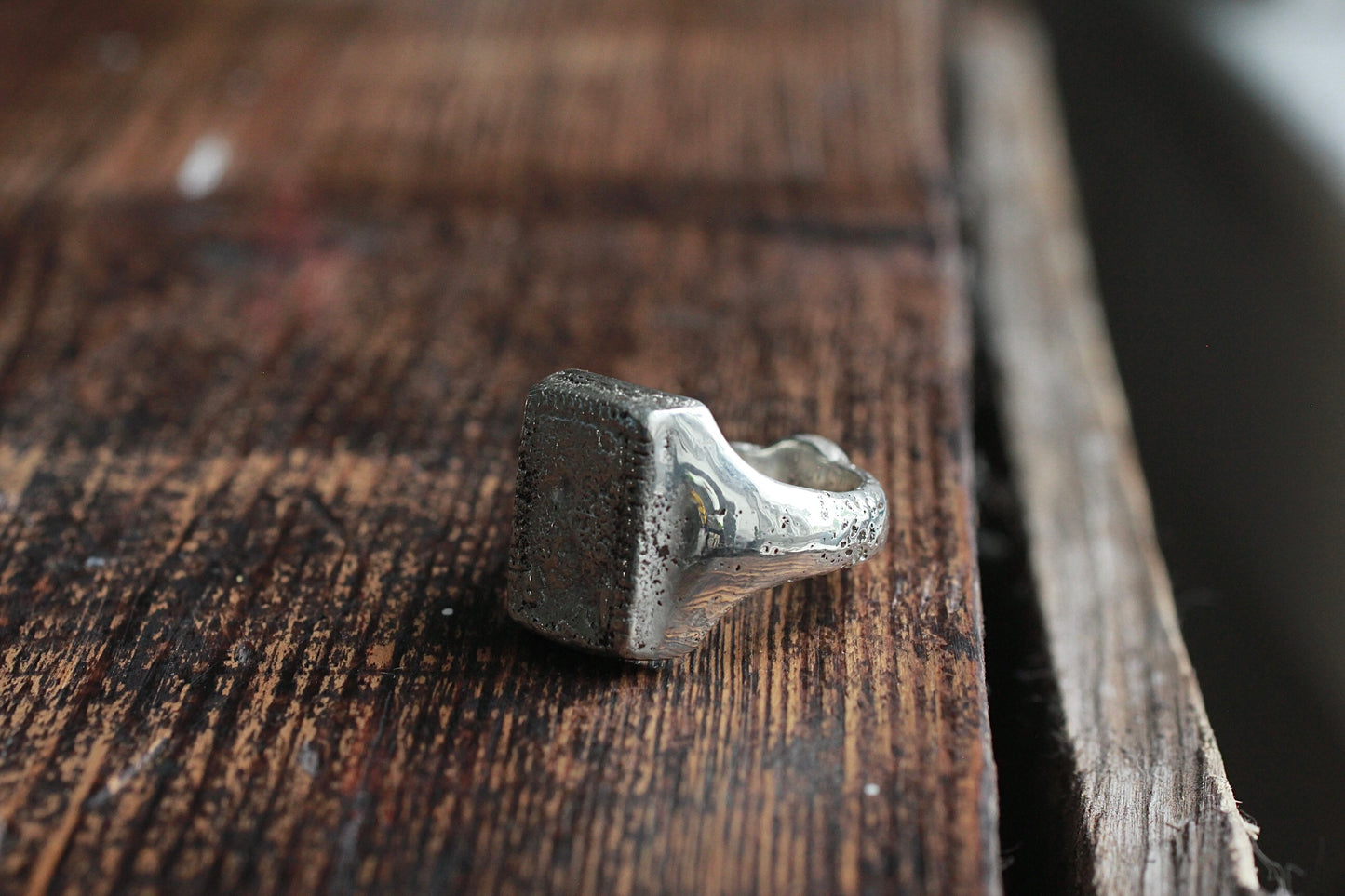 Ancient Signet Ring | Sand Casted
