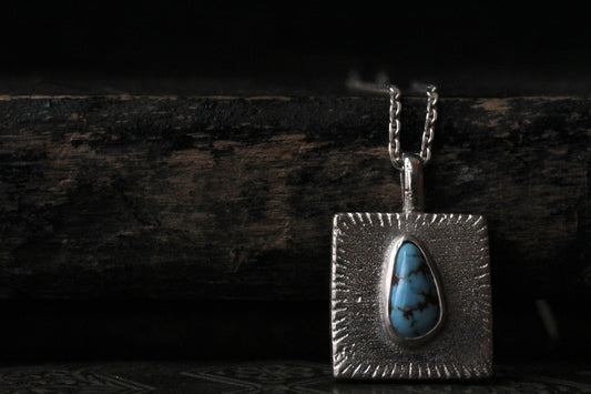 Golden Hills Turquoise Pendant #1