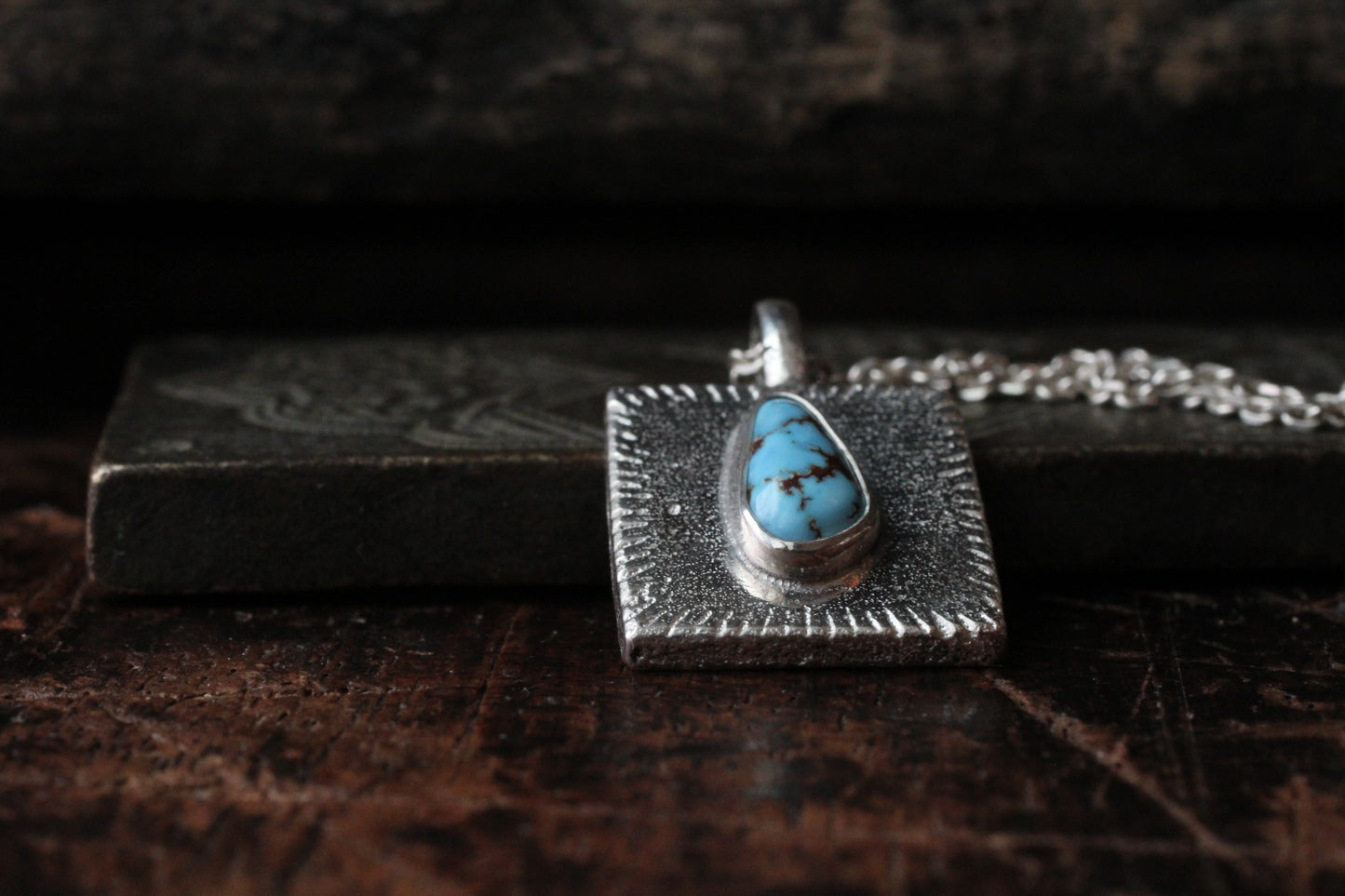 Golden Hills Turquoise Pendant #1