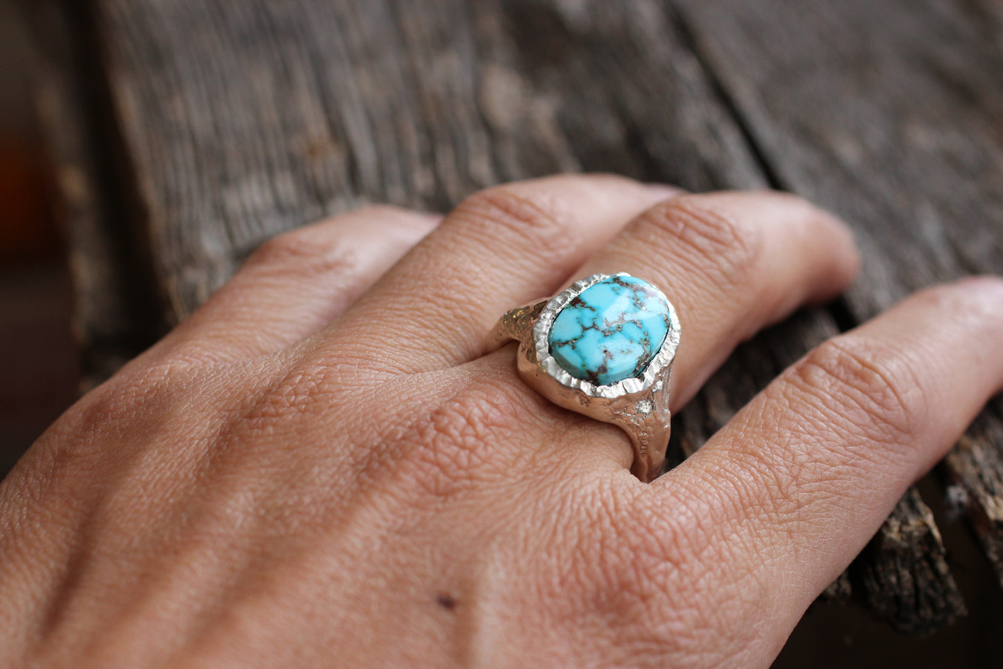 Melt 1 Ring | Sierra Nevada Turquoise(natural)