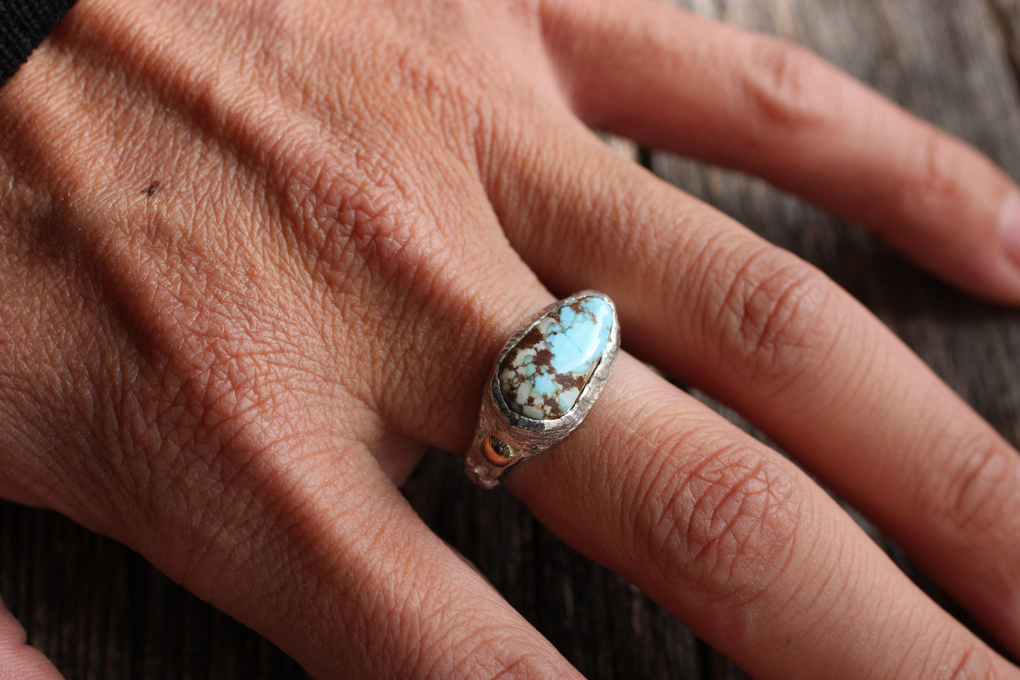 Melt 1 Ring Series #1 | Golden Hills Turquoise