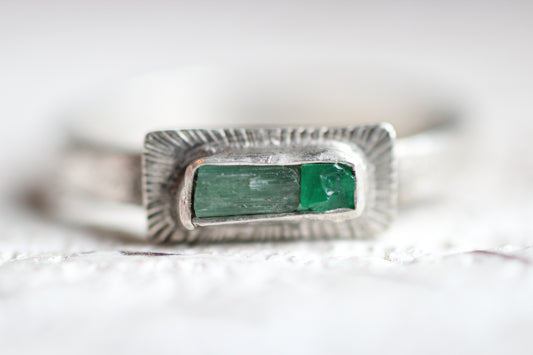 Emerald & Aqua Ring