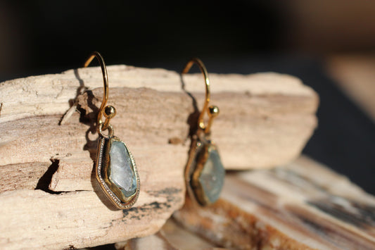Aquamarine Drops | Earrings