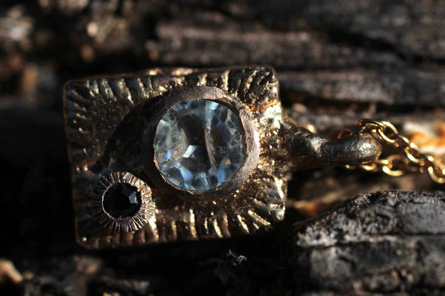 Spinel and Aquamarine Pendant