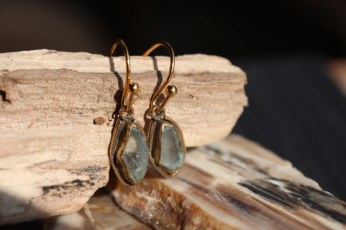 Aquamarine Drops | Earrings
