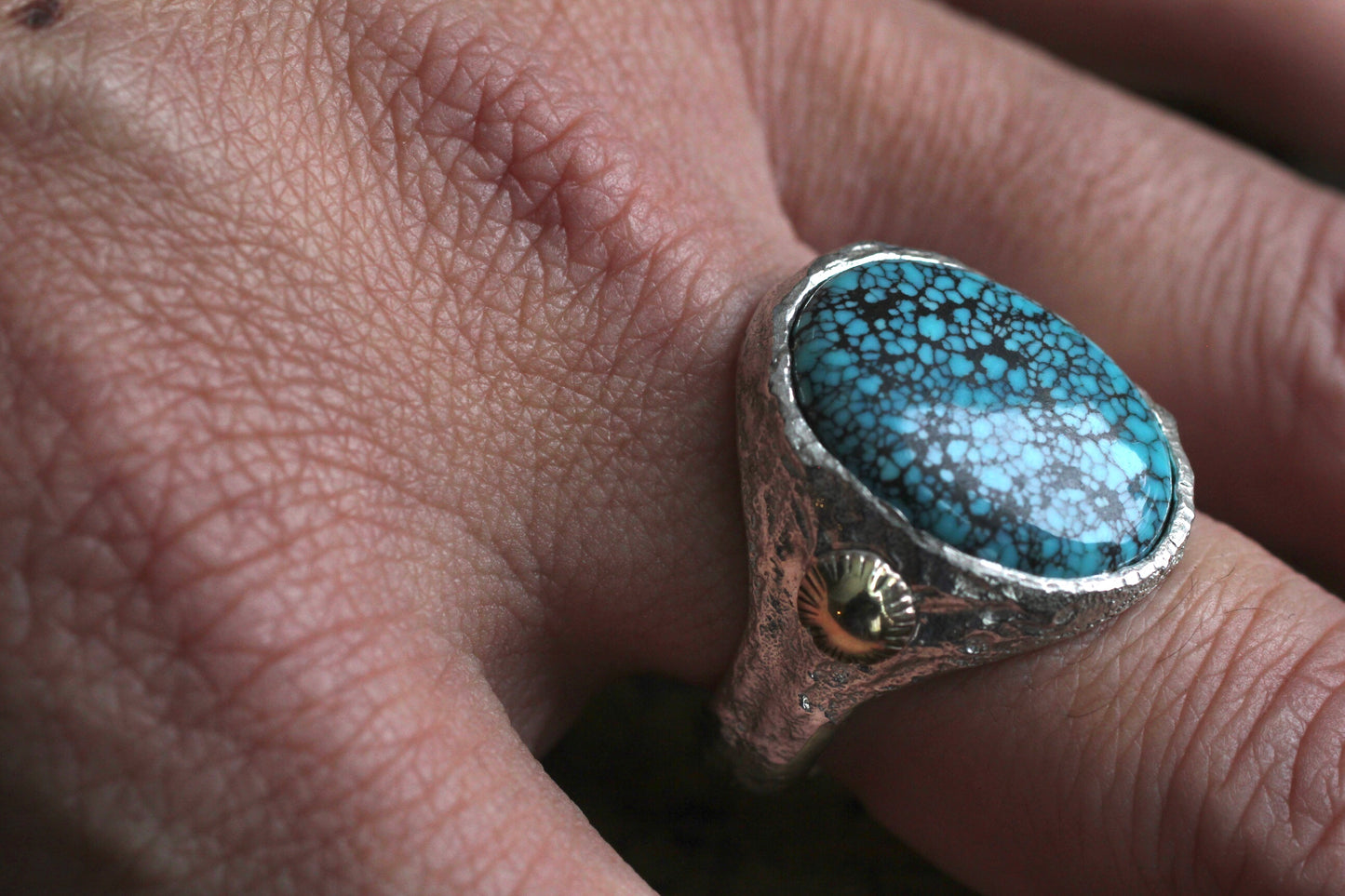 Golden Ring Series #3 | Blue Moon Turquoise