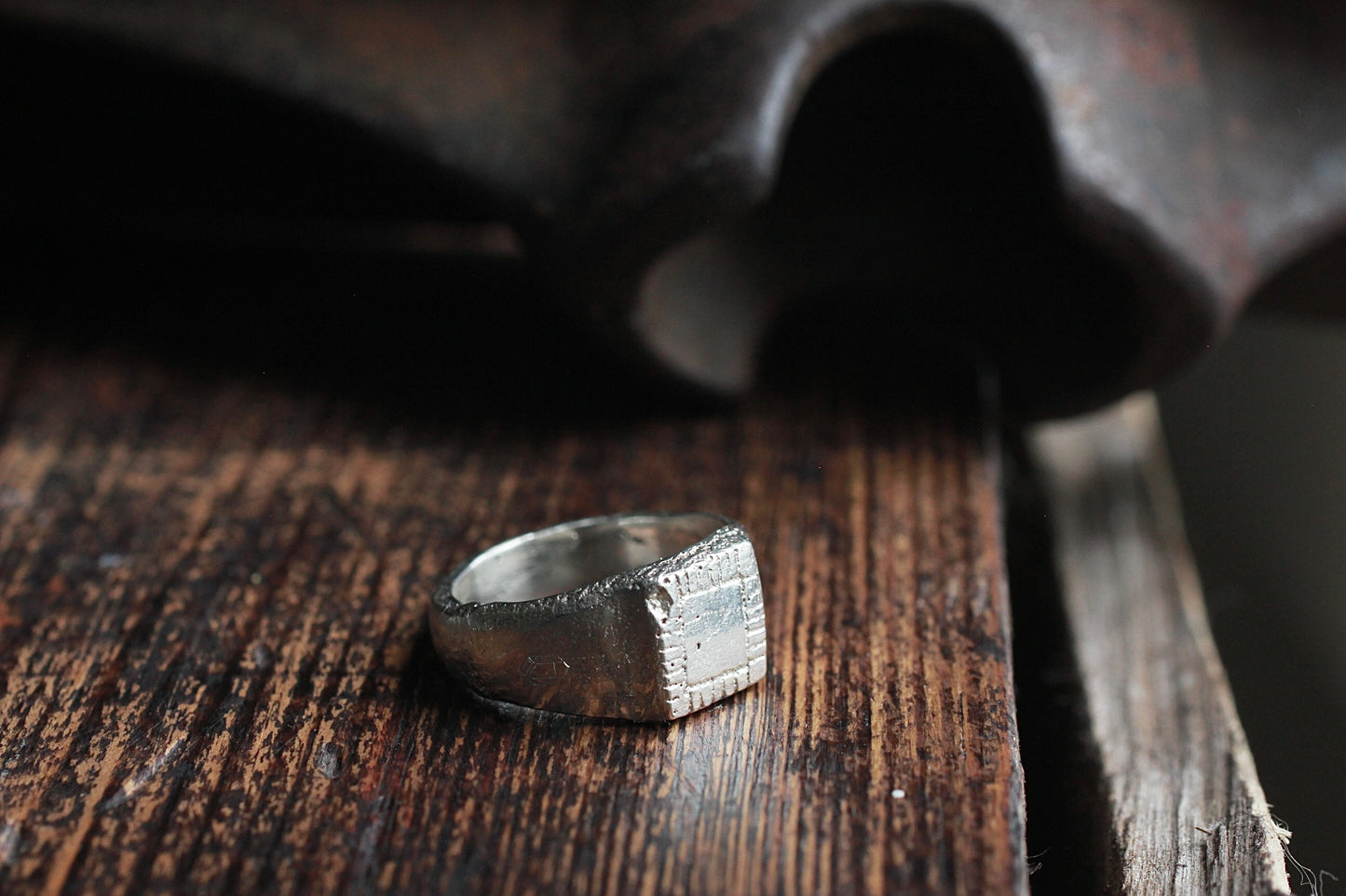 Ancient Signet Ring | Sand Casted