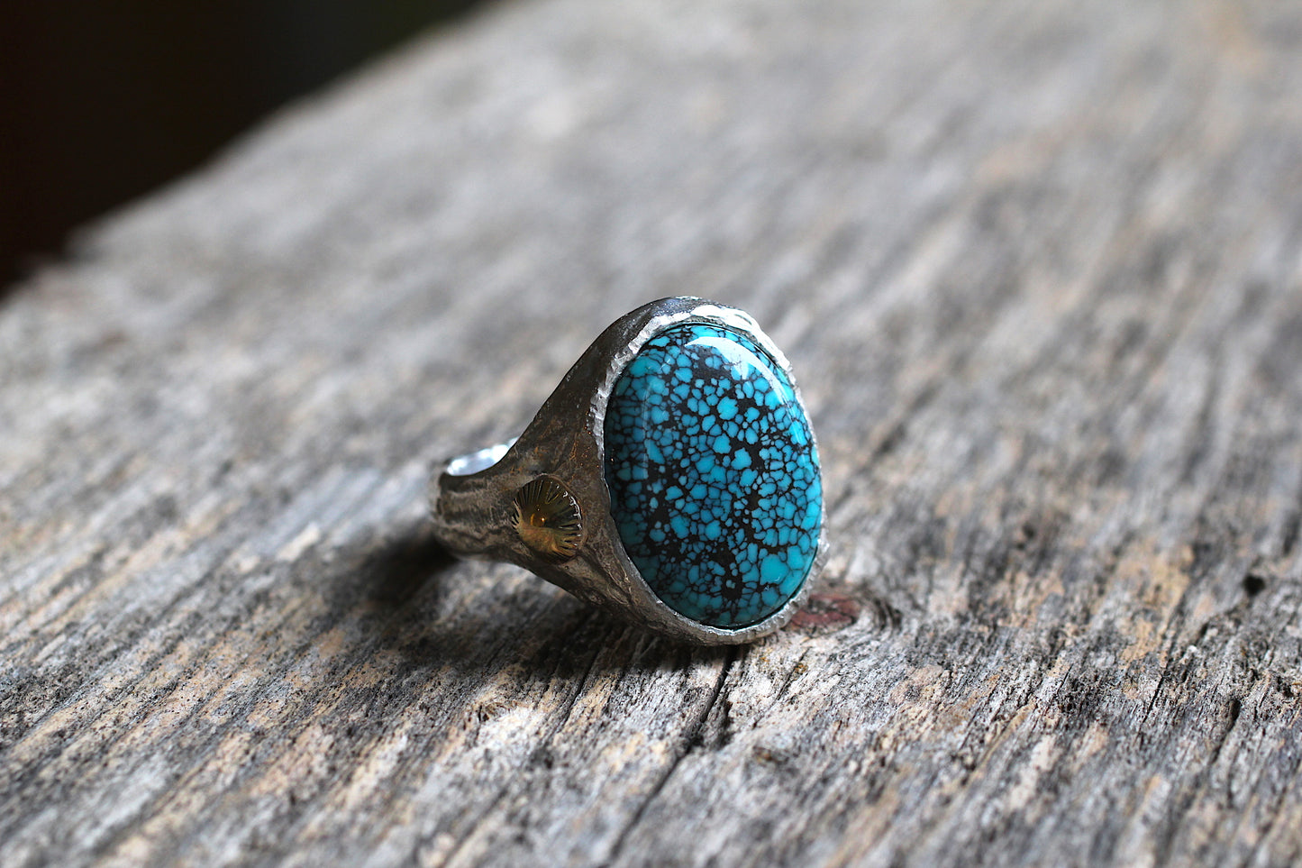 Golden Ring Series #3 | Blue Moon Turquoise