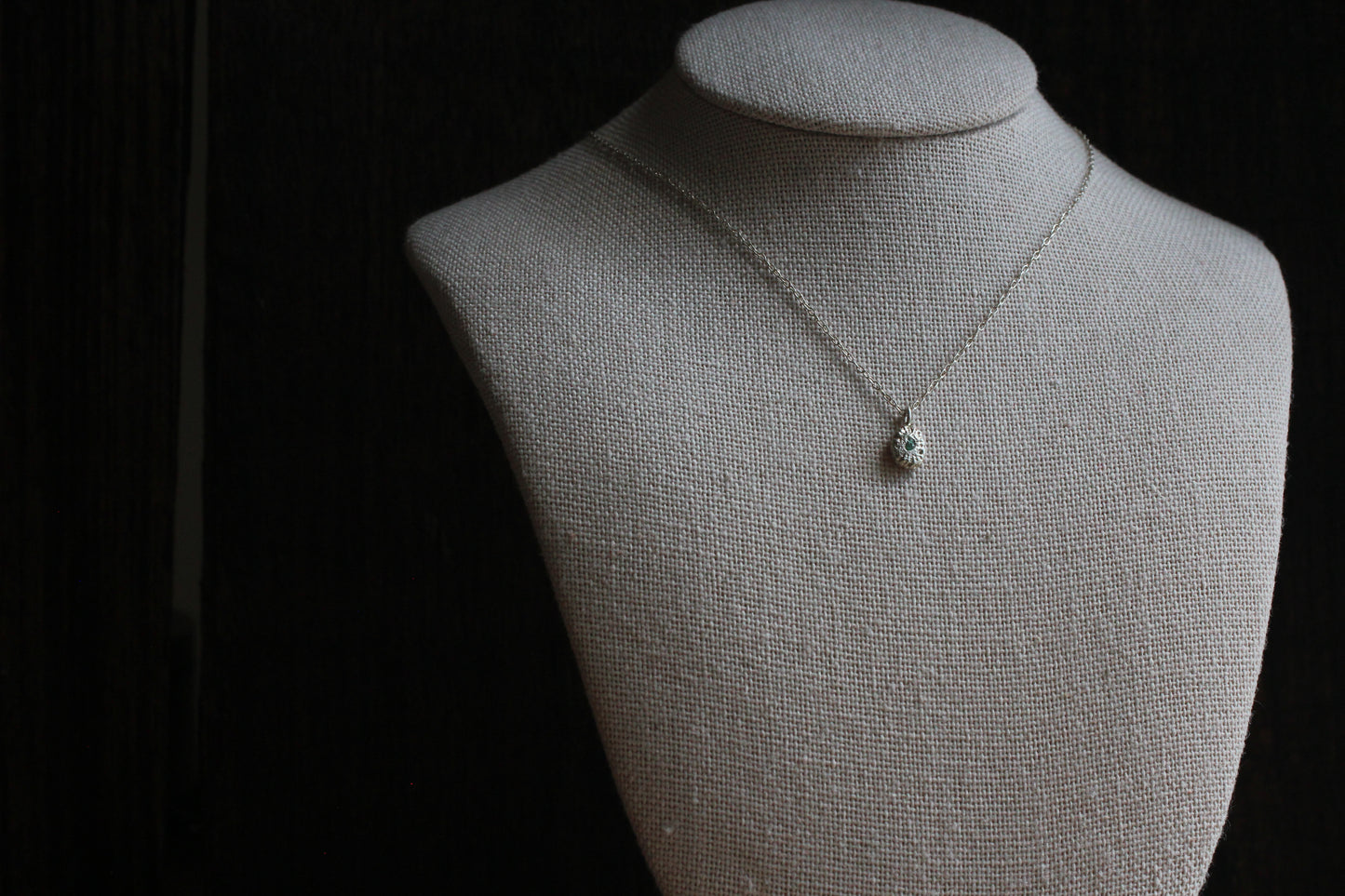 Sand Sun Pendant #1 | Emerald