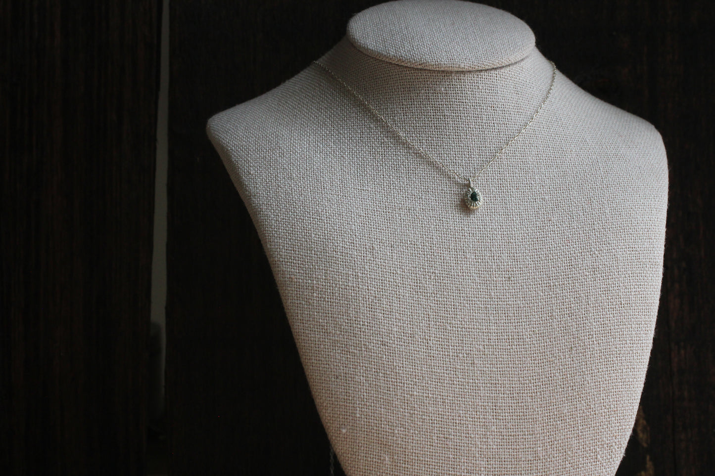 Sand Sun Pendant #2 | Emerald