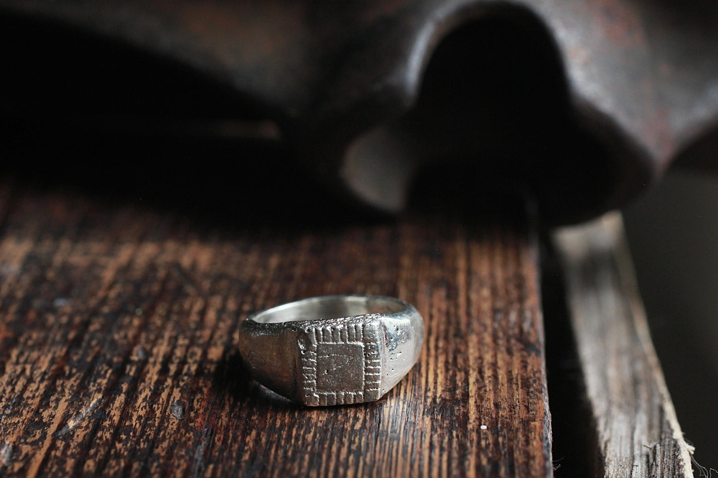 Ancient Signet Ring | Sand Casted