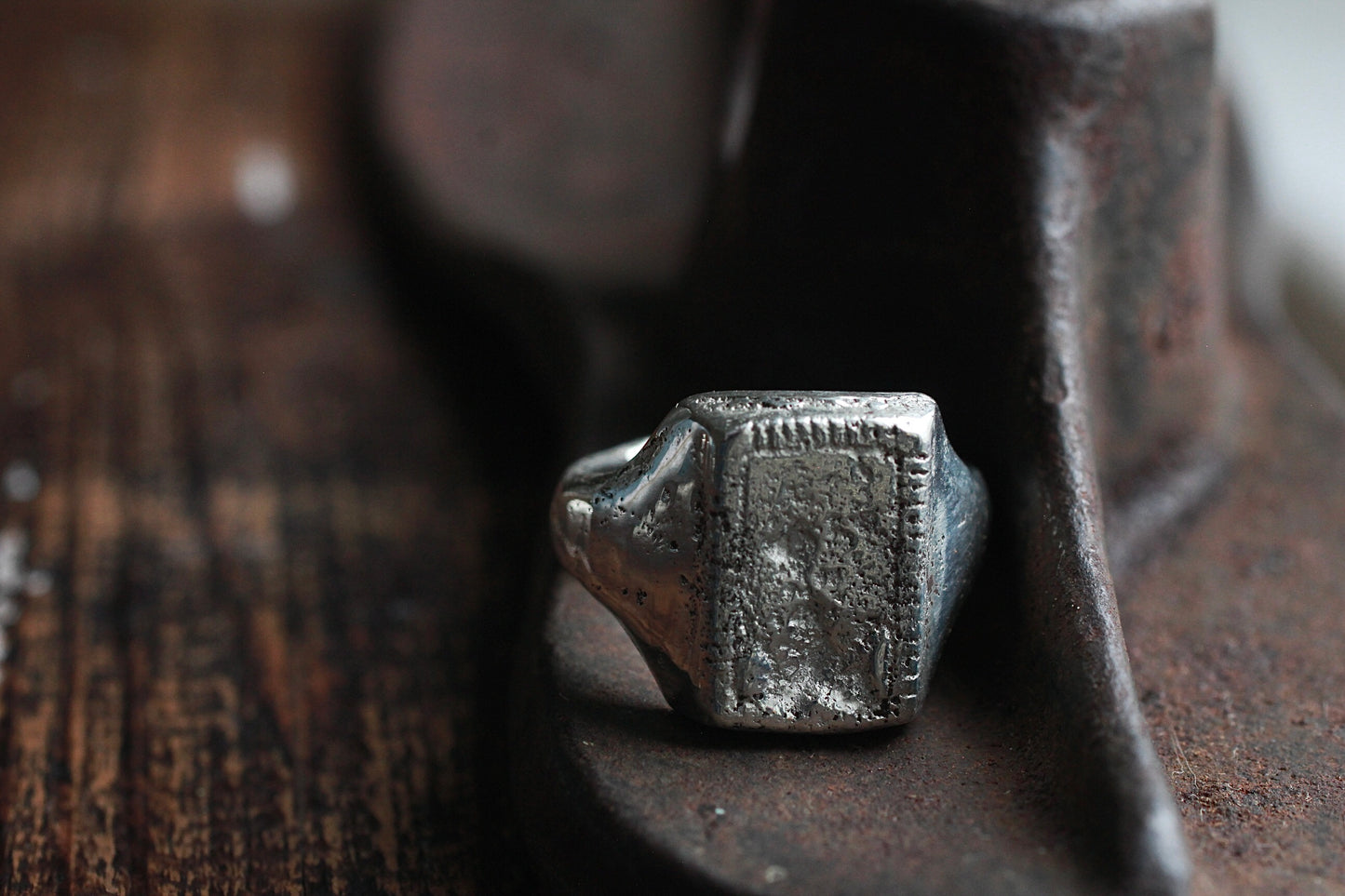 Ancient Signet Ring | Sand Casted