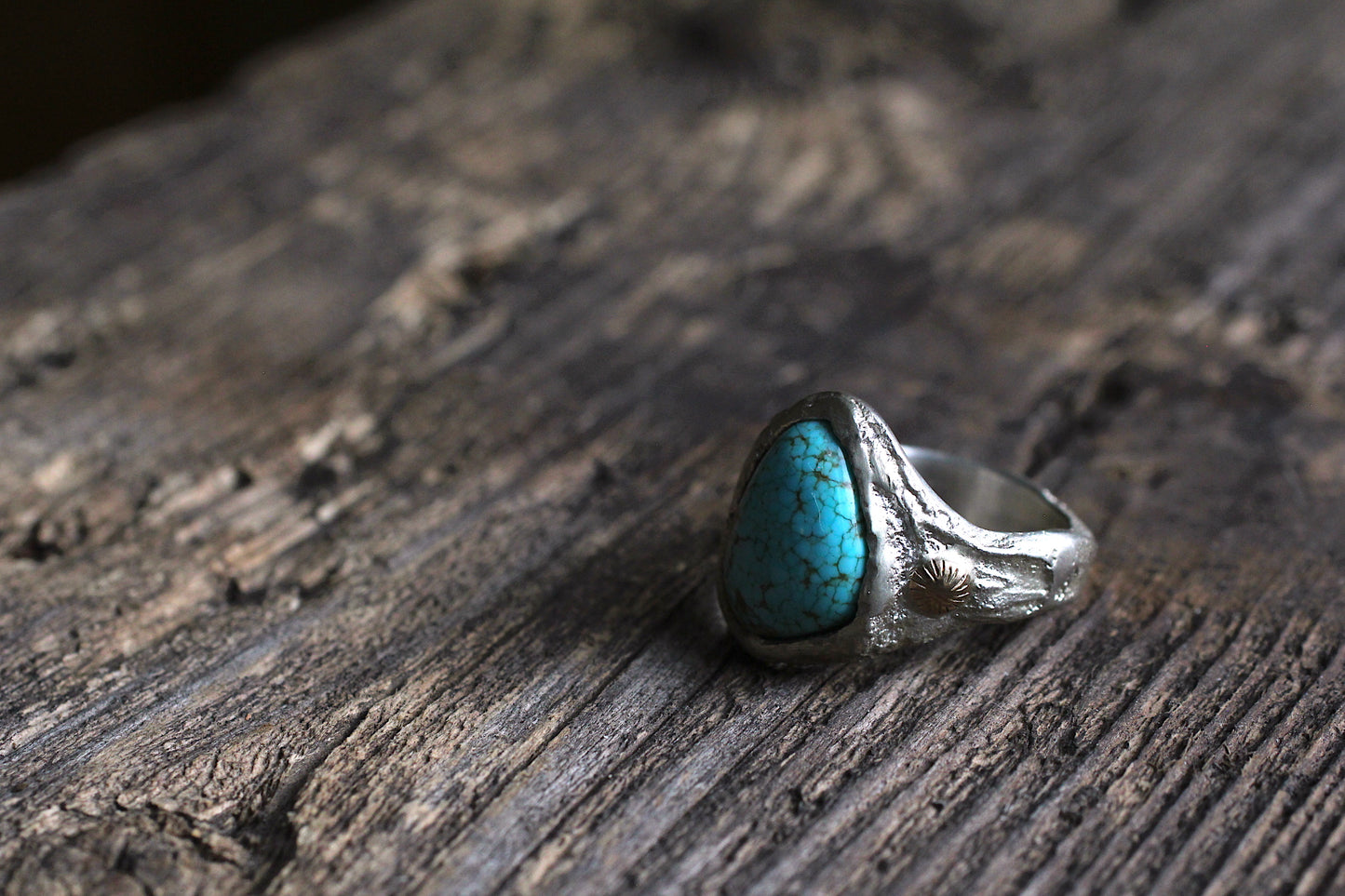 Melt 1 Ring Series #2 | no. 8 Turquoise