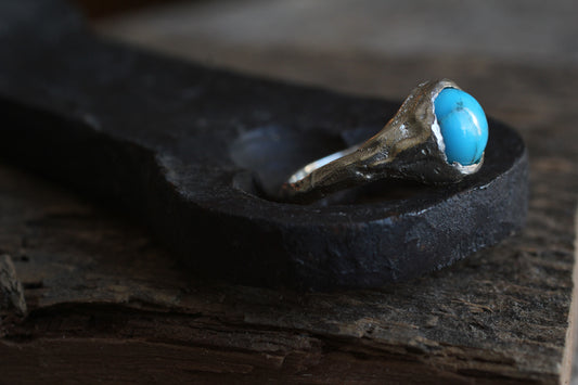 Melt 1 Ring Series #6 | Kingman Turquoise