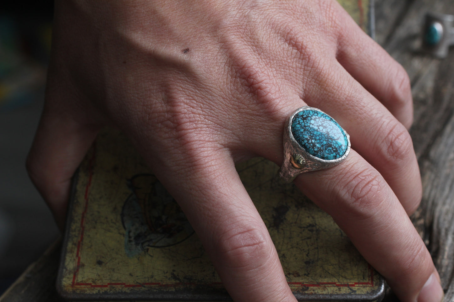 Melt 1 Ring Series #3 | Blue Moon Turquoise