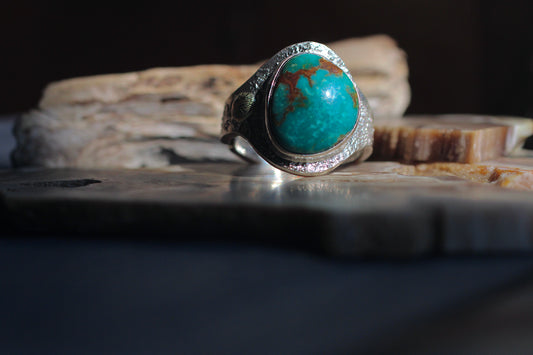 Royston Turquoise Signet Ring