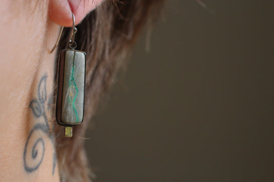 River of Turquoise Series #1 | Earrings