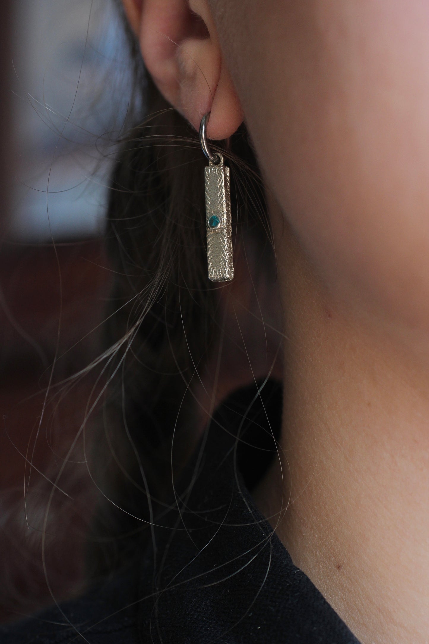 Standing Figure Earrings | Turquoise