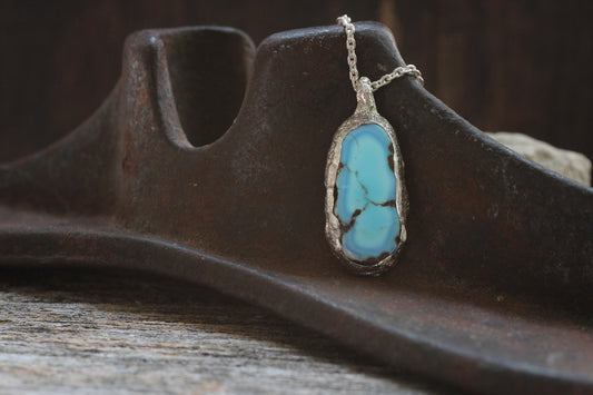 Melting Pendant Series #1 | Golden Hills Turquoise