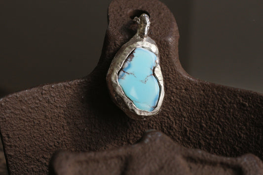 Melting Pendant Series #2 | Golden Hills Turquoise