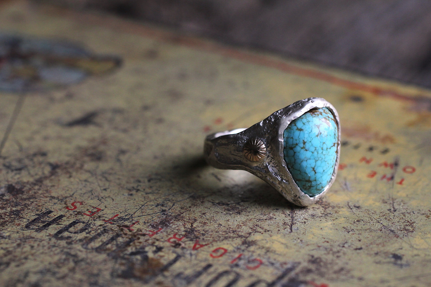 Melt 1 Ring Series #2 | no. 8 Turquoise