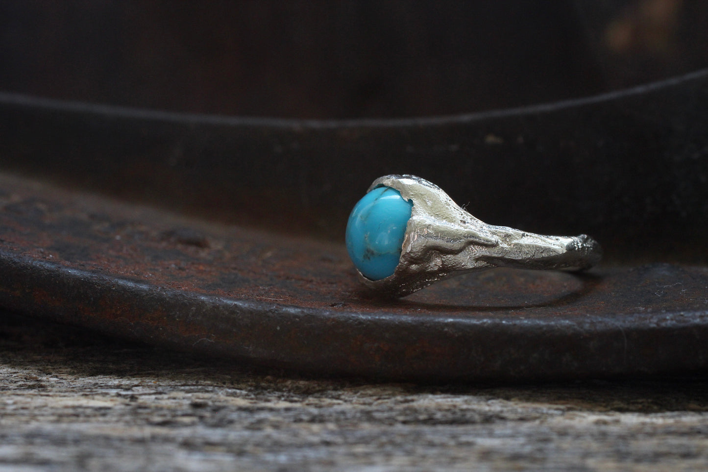 Melt 1 Ring Series #6 | Kingman Turquoise