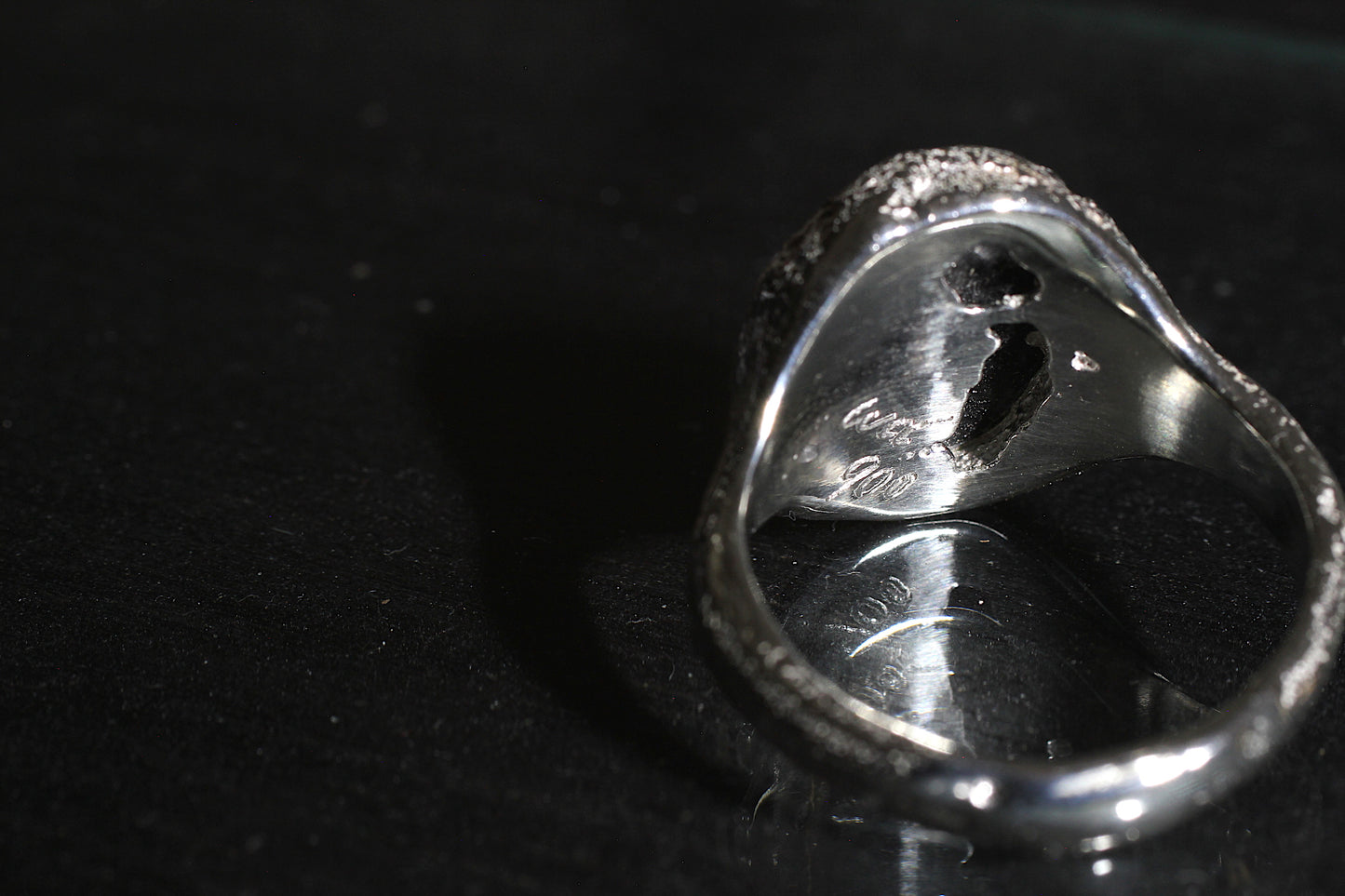 Melt 1 Ring | Goldenhills Turquoise | 900 coin style silver