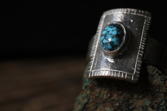 adobe door | Kingman turquoise | silver 950