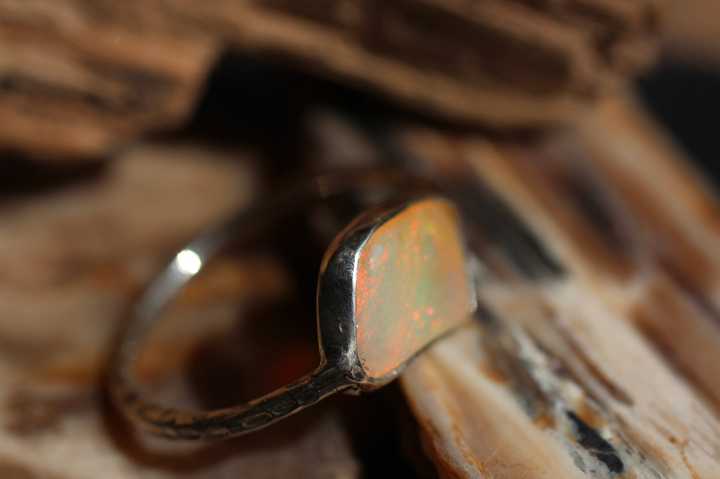 Sunset Opal Ring