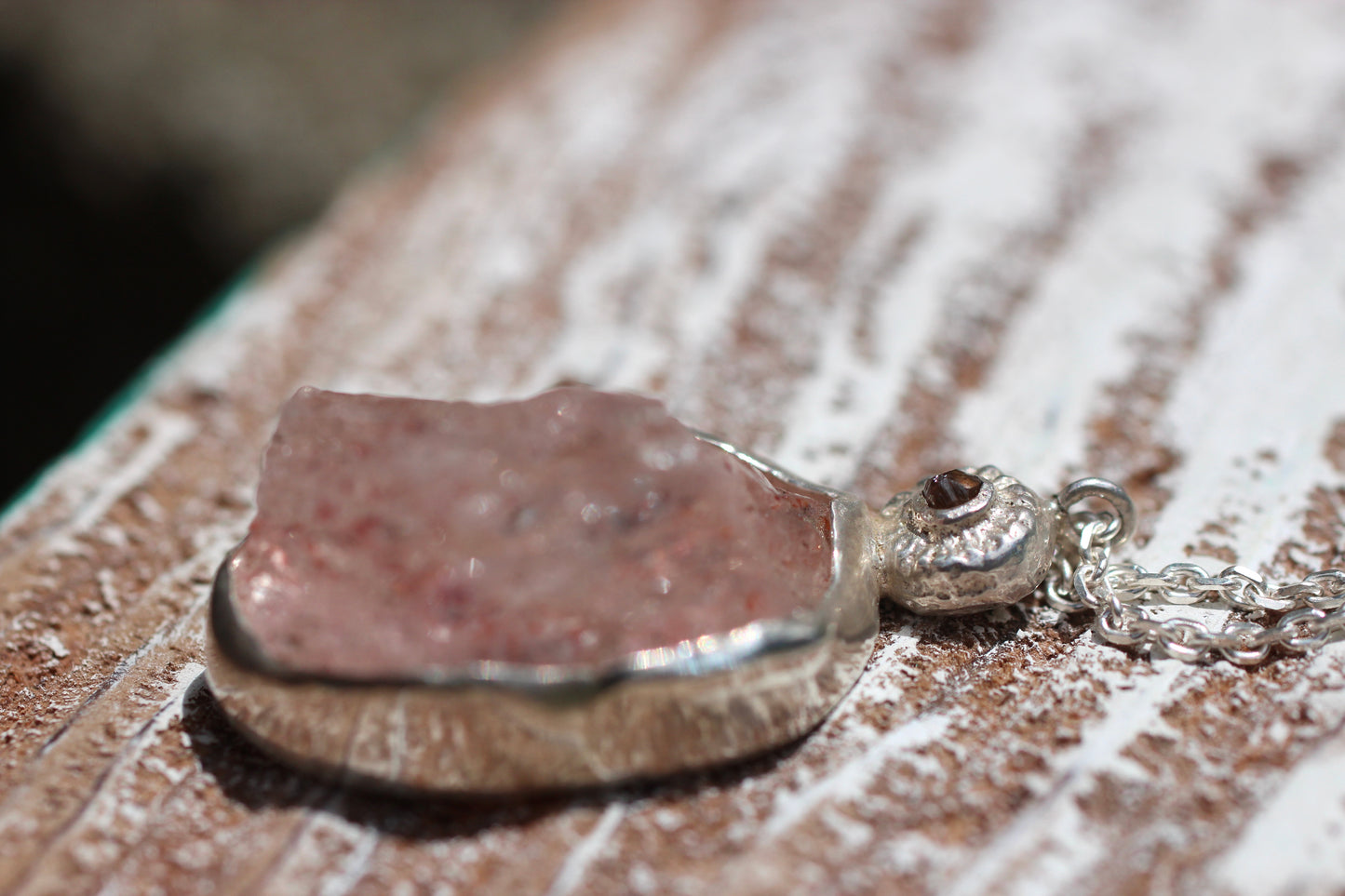 Strawberry Quartz Pendant 