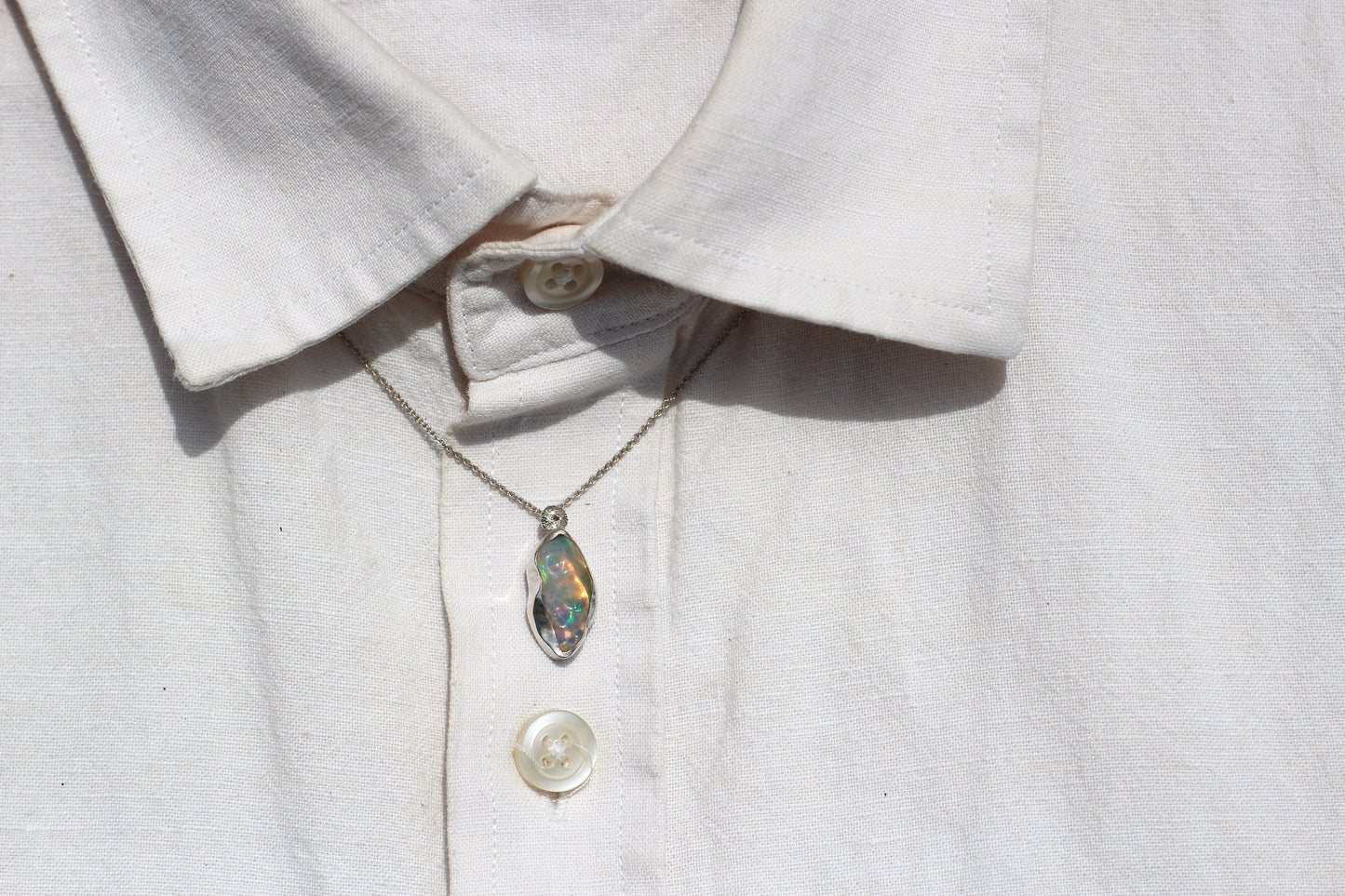 Movement Opal Pendant