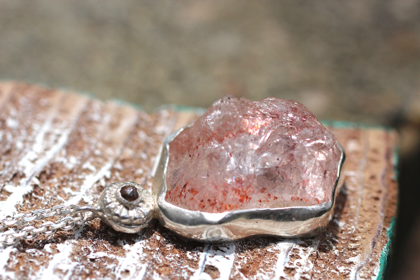 Strawberry Quartz Pendant