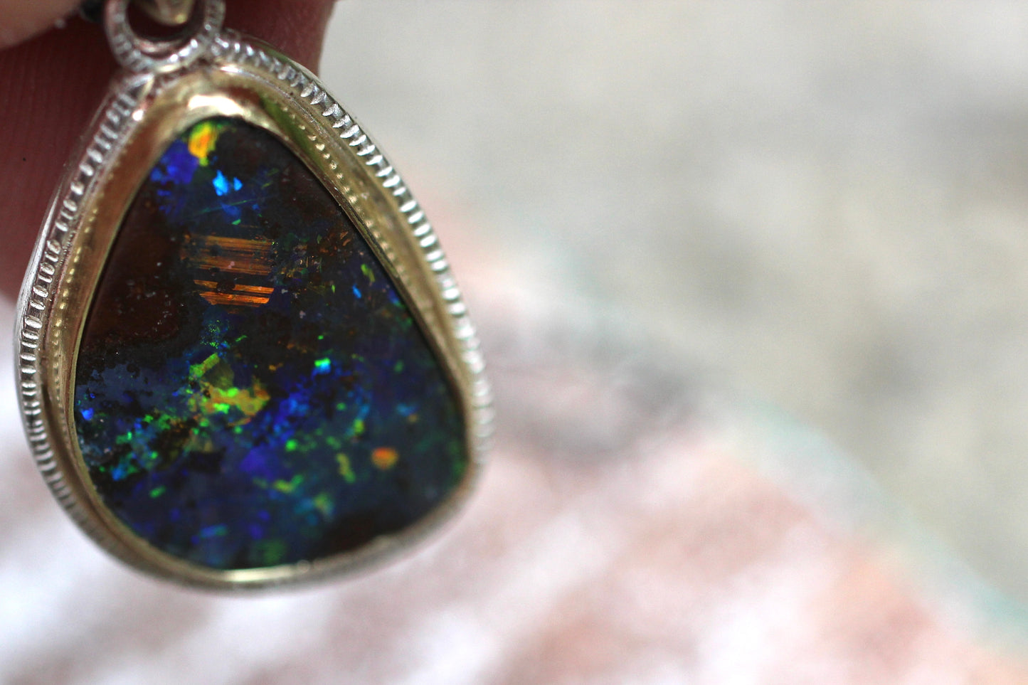 Spacetime Pendant | Opal