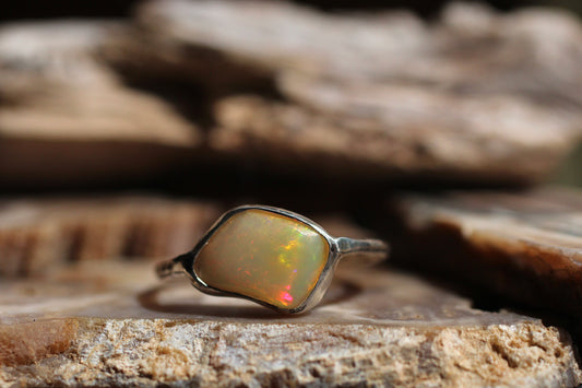 Sunset Opal Ring