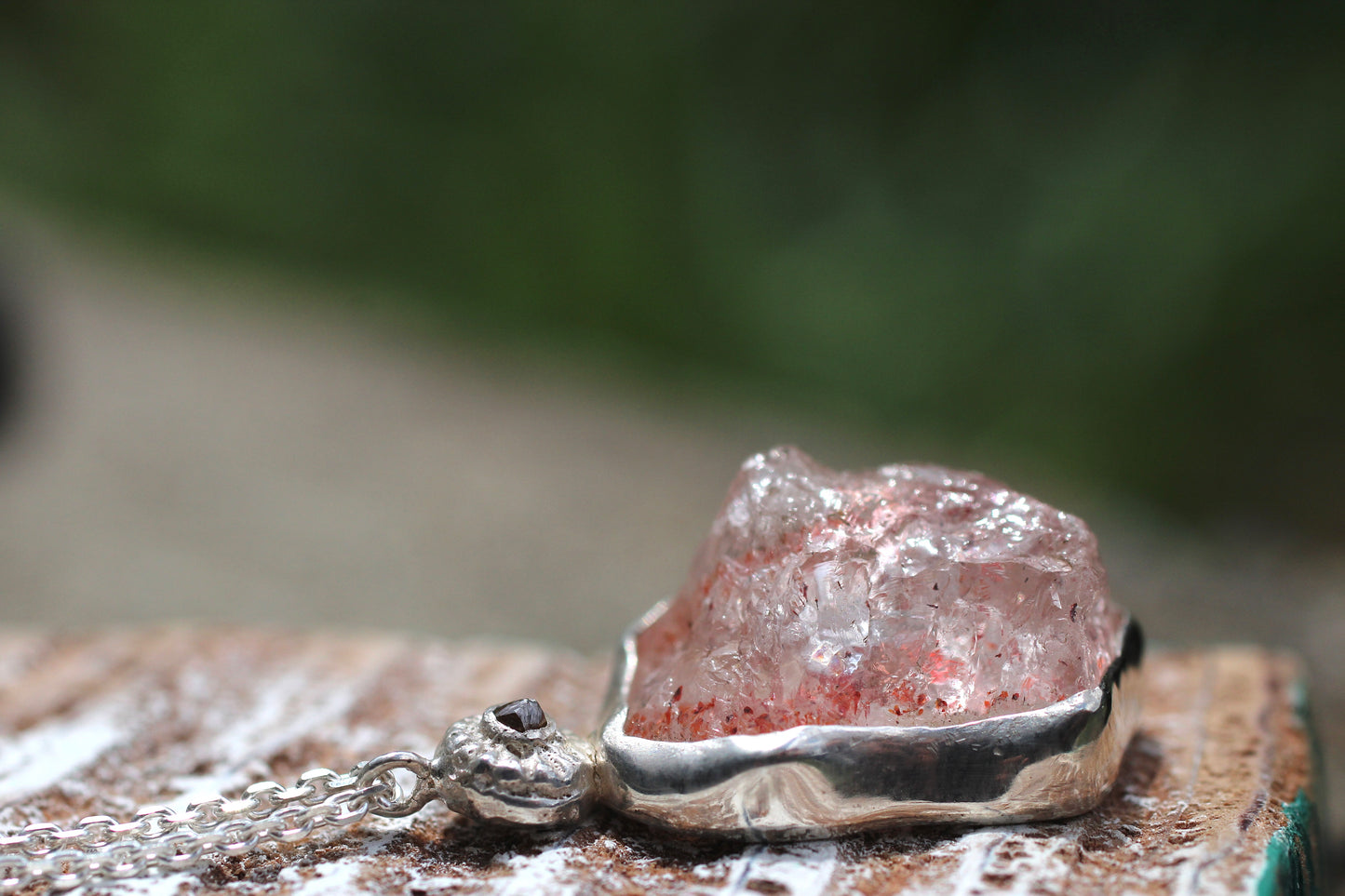 Strawberry Quartz Pendant