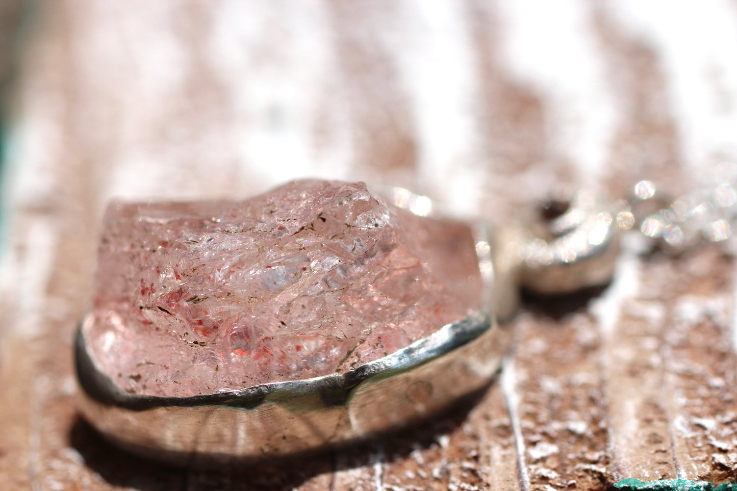 Strawberry Quartz Pendant 