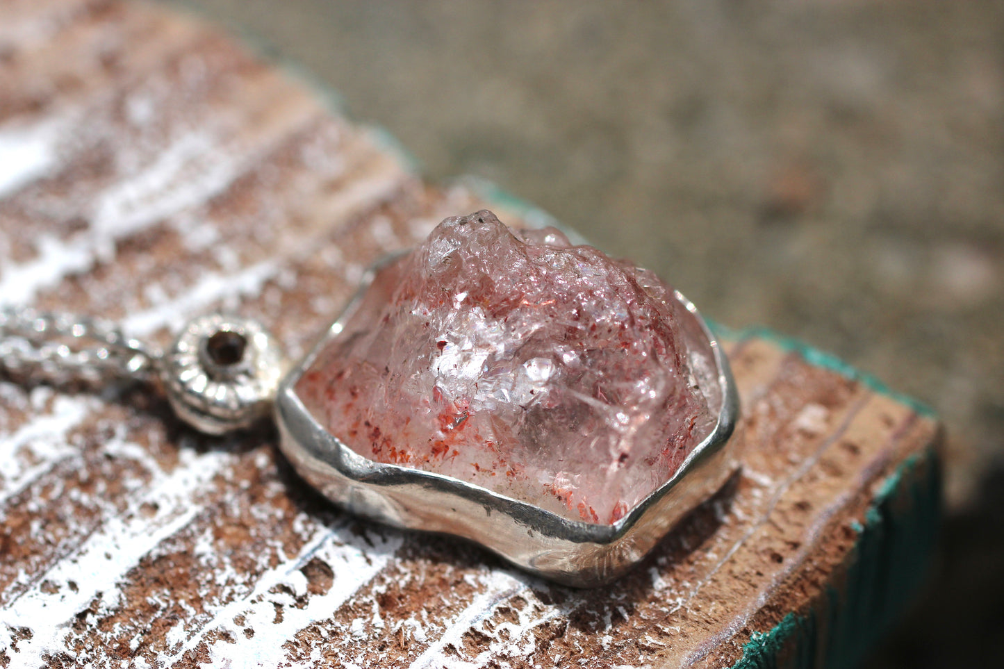 Strawberry Quartz Pendant