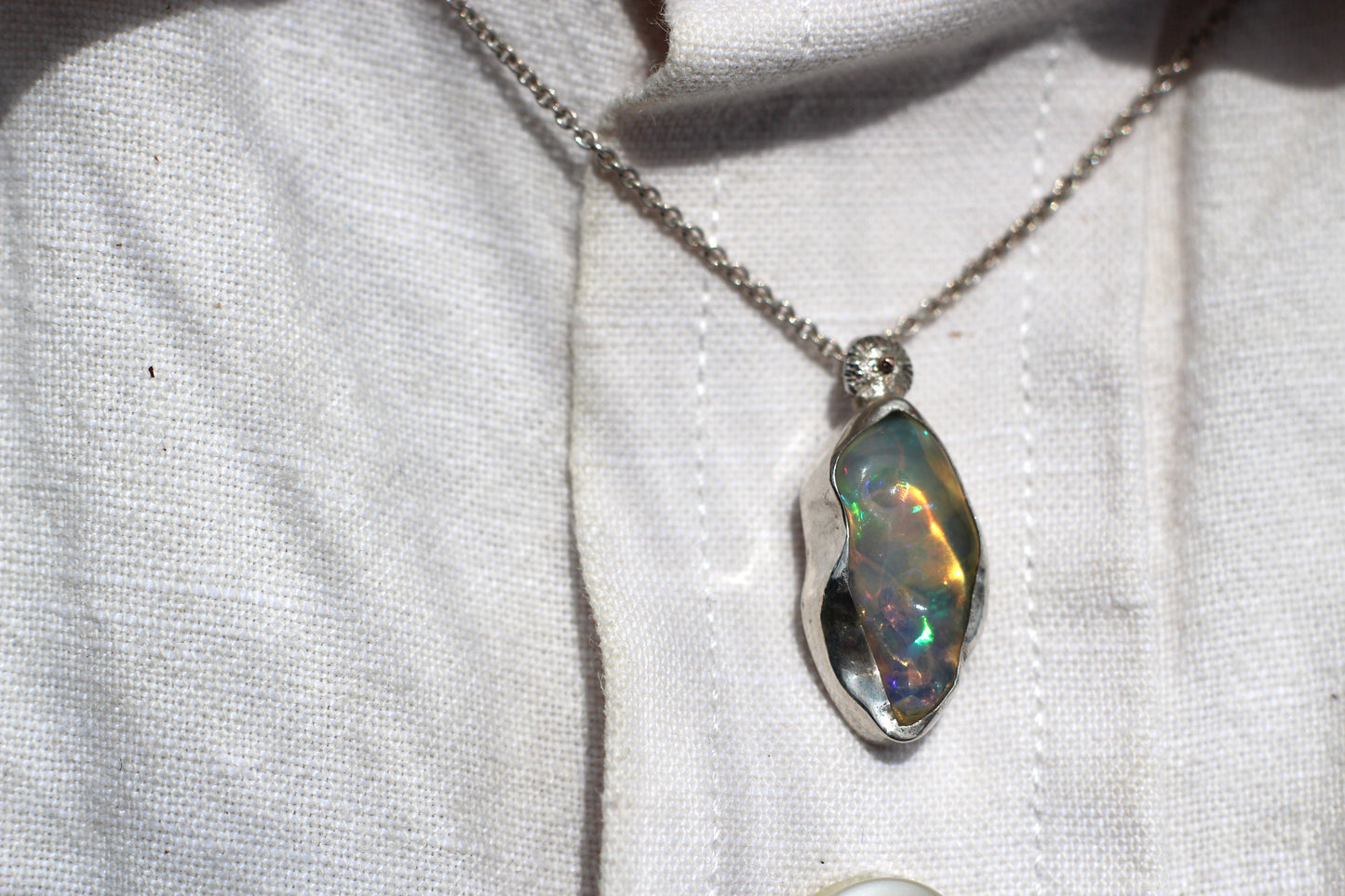 Movement Opal Pendant