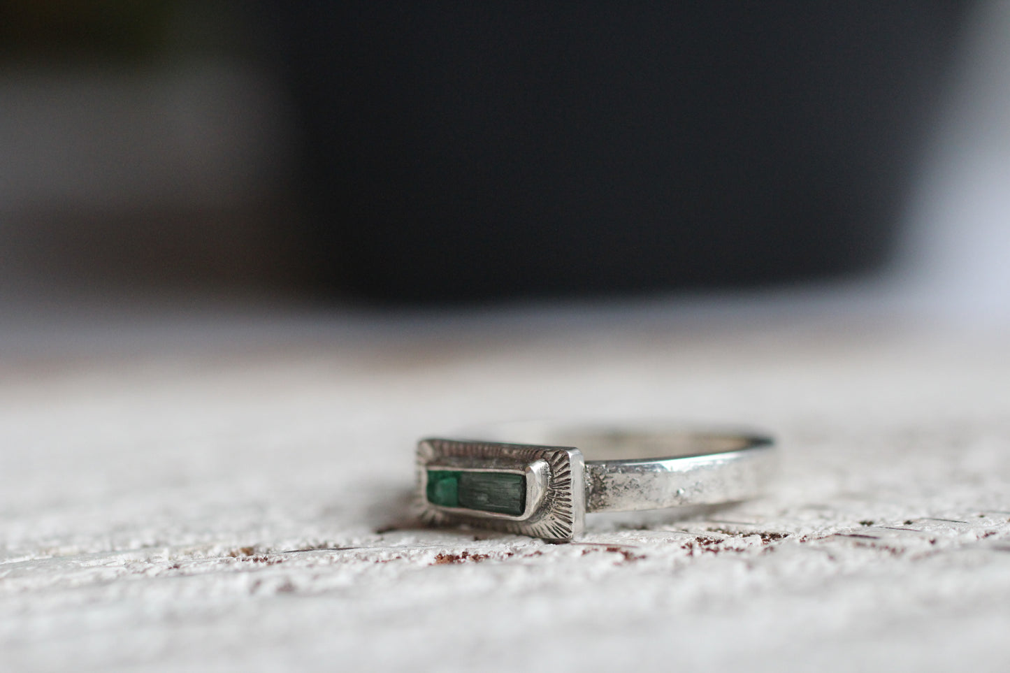 Emerald & Aquamarine Ring