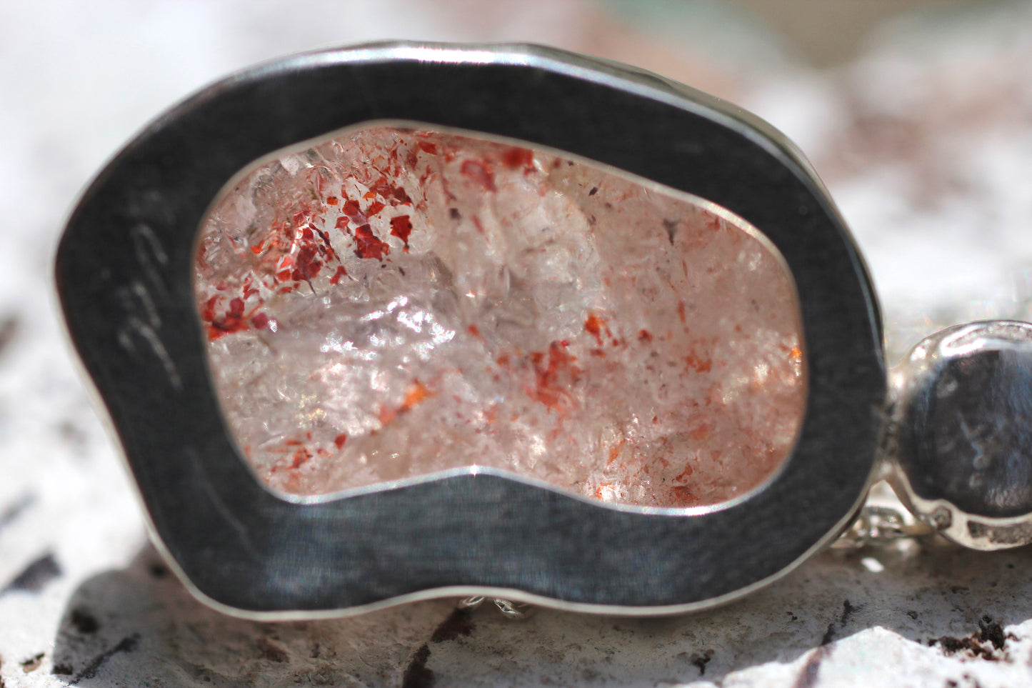 Strawberry Quartz Pendant 